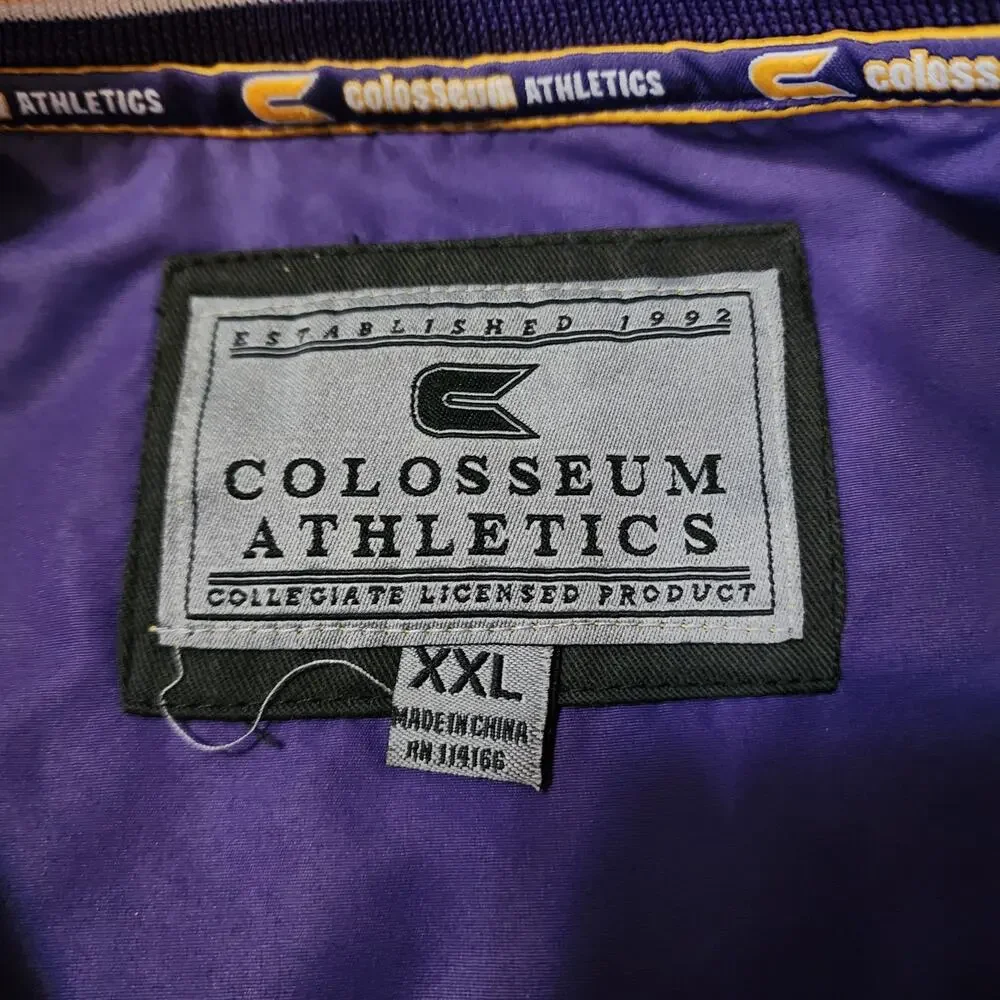 LSU Pullover Windbreaker Colosseum Athletics Mens Size XXL 2543 - Picture 4 of 6